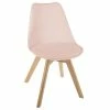 Chaise Salle Manger Baya Rose Poudré Atmosphera -Ledepot Soldes Magasin chaise salle manger baya rose poudre atmosphera