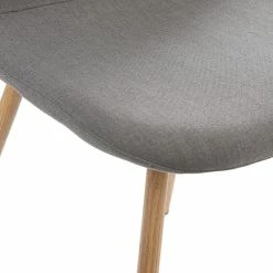 Chaise Taho Gris Foncé Assise Rembourrée Atmosphera -Ledepot Soldes Magasin chaise taho gris fonce assise rembourree atmosphera 2