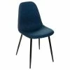 Chaise Tissu Et Métal Tyka Bleu Atmosphera 1 Chaise Tissu Et Métal Tyka Bleu Atmosphera -Ledepot Soldes Magasin chaise tissu et metal tyka bleu atmosphera