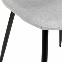 Chaise Tissu Et Métal Tyka Gris Atmosphera -Ledepot Soldes Magasin chaise tissu et metal tyka gris atmosphera 2