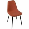 Chaise Tissu Et Métal Tyka Terracotta Atmosphera -Ledepot Soldes Magasin chaise tissu et metal tyka terracotta atmosphera