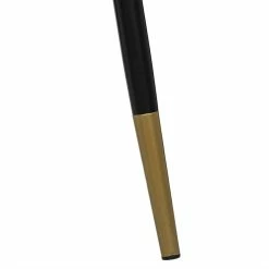 Chaise Velours Noir Pieds Gold Tyka Atmosphera -Ledepot Soldes Magasin chaise velours noir gold tyka atmosphera 2