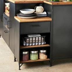 Chevet 1 Tiroir 2 Niches Cierna Atmosphera -Ledepot Soldes Magasin chevet 1 tiroir 2 niches cierna atmosphera 1