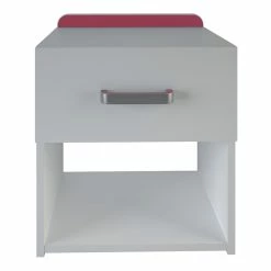Demeyere Chevet 1 Tiroir Reverso Rose Ou Bleu -Ledepot Soldes Magasin chevet 1 tiroir reverso rose ou bleu 5