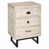 Chevet 3 Tiroirs Bois Blanchi Ajay Atmosphera 1 Chevet 3 Tiroirs Bois Blanchi Ajay Atmosphera -Ledepot Soldes Magasin chevet 3 tiroirs bois blanchi ajay atmosphera