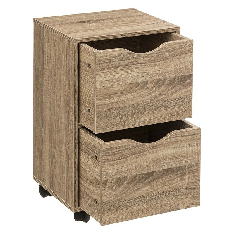 Chiffonnier 2 Tiroirs Sur Roulettes 5Five 4 Chiffonnier 2 Tiroirs Sur Roulettes 5Five – Image 2