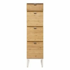 Chiffonnier En Bambou Avec Miroir Levia 5five -Ledepot Soldes Magasin chiffonnier en bambou levia 5five 4