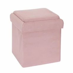 Coffre Pouf Pliable Rose Compatible Briques 12 Coffre Pouf Pliable Rose Compatible Briques -Ledepot Soldes Magasin coffre pouf pliable rose compatible briques 1 2