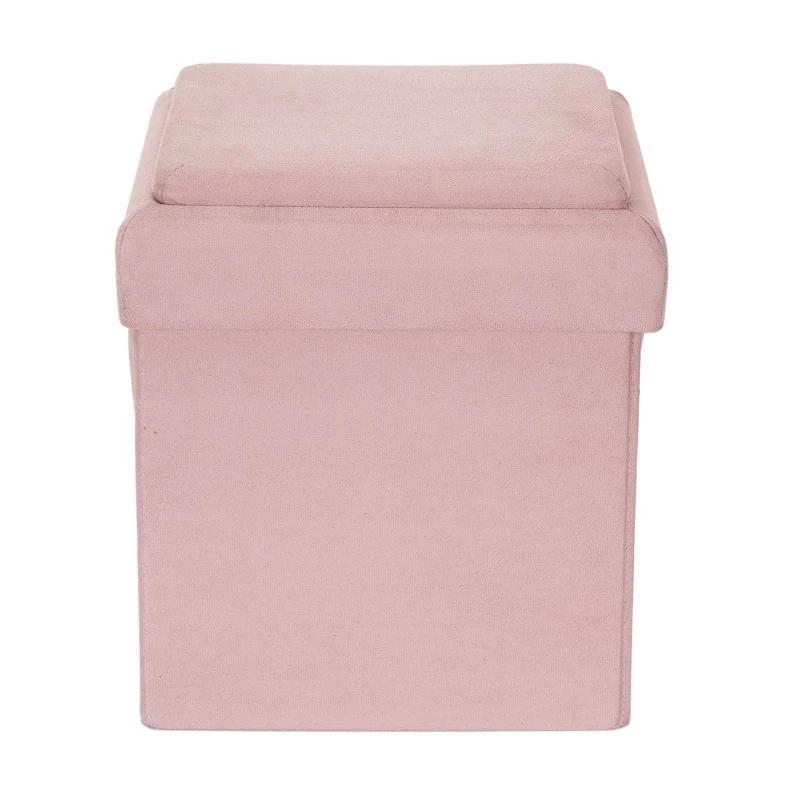 Coffre Pouf Pliable Rose Compatible Briques 7 Coffre Pouf Pliable Rose Compatible Briques – Image 5