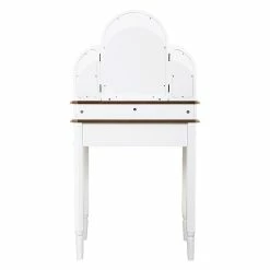 Coiffeuse Blanche 3 Tiroirs Solen Atmosphera -Ledepot Soldes Magasin coiffeuse blanche 3 tiroirs solen atmosphera 7