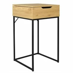 Coiffeuse Bois Et Métal Abbott -Ledepot Soldes Magasin coiffeuse bois et metal abbott 2
