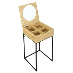Coiffeuse Bois Et Métal Abbott -Ledepot Soldes Magasin coiffeuse bois et metal abbott 4