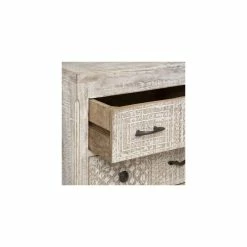 Commode 12 Tiroirs Ajay Manguier Sculpté Atmosphera -Ledepot Soldes Magasin commode 12 tiroirs ajay manguier sculpte atmosphera 5