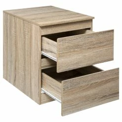 Chevet 2 Tiroirs 38 Cm Dolo Naturel 5five -Ledepot Soldes Magasin commode 2 tiroirs 38 cm naturel 5five 1
