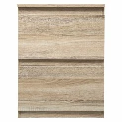Chevet 2 Tiroirs 38 Cm Dolo Naturel 5five -Ledepot Soldes Magasin commode 2 tiroirs 38 cm naturel 5five 2