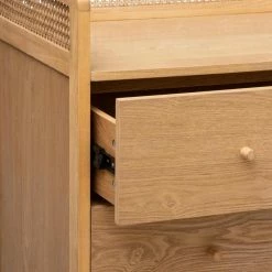 Commode 3 Tiroirs Cannage Arty Atmosphera -Ledepot Soldes Magasin commode 3 tiroirs cannage arty atmosphera 5