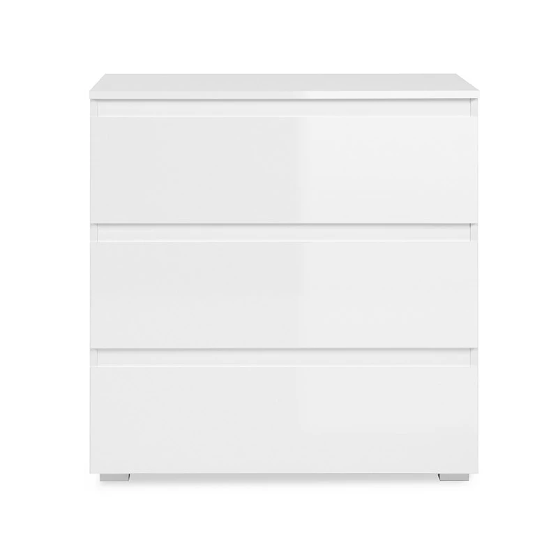 Commode 3 Tiroirs Capetown Blanc 7 Commode 3 Tiroirs Capetown Blanc – Image 5