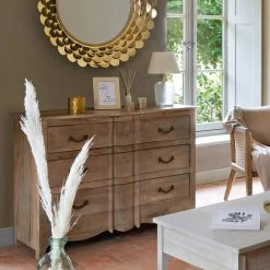 Commode 3 Tiroirs Hiver En Bois Atmosphera -Ledepot Soldes Magasin commode 3 tiroirs hiver en bois atmosphera 2