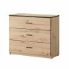 Commode 3 Tiroirs Nantes Noir Et Bois -Ledepot Soldes Magasin commode 3 tiroirs nantes noir et bois