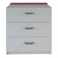 Demeyere Commode 3 Tiroirs Reverso Rose Ou Bleu 9 Demeyere Commode 3 Tiroirs Reverso Rose Ou Bleu -Ledepot Soldes Magasin commode 3 tiroirs reverso rose ou bleu 3