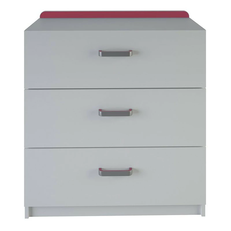 Demeyere Commode 3 Tiroirs Reverso Rose Ou Bleu 6 Demeyere Commode 3 Tiroirs Reverso Rose Ou Bleu – Image 4