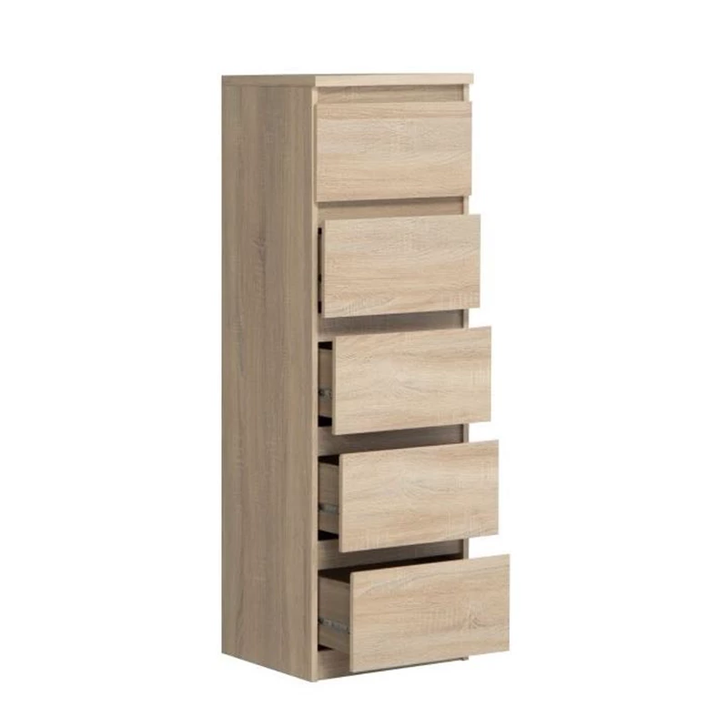 Commode 5 Tiroirs étroite Chelsea Sonoma 4 Commode 5 Tiroirs étroite Chelsea Sonoma – Image 2