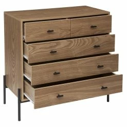 Commode 5 Tiroirs Simon Atmosphera -Ledepot Soldes Magasin commode 5 tiroirs simon atmosphera 2