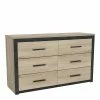 Demeyere Commode Kansas 6 Tiroirs -Ledepot Soldes Magasin commode colorado 6 tiroirs