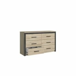 Demeyere Commode Kansas 6 Tiroirs -Ledepot Soldes Magasin commode colorado 6 tiroirs 3