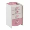 Demeyere Commode Enfant 4 Tiroirs Anastasia Rose Et Blanche 1 Demeyere Commode Enfant 4 Tiroirs Anastasia Rose Et Blanche -Ledepot Soldes Magasin commode enfant 4 tiroirs mulan rose et blanche