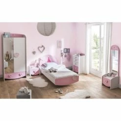 Demeyere Commode Enfant 4 Tiroirs Anastasia Rose Et Blanche 7 Demeyere Commode Enfant 4 Tiroirs Anastasia Rose Et Blanche -Ledepot Soldes Magasin commode enfant 4 tiroirs mulan rose et blanche 2