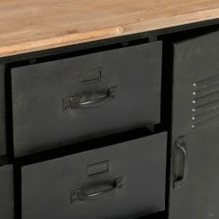 Commode Métal Et Bois Cierna Atmosphera 7 Commode Métal Et Bois Cierna Atmosphera -Ledepot Soldes Magasin commode metal torof atmosphera 1