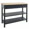 Console Damian Bois Gris Foncé Atmosphera -Ledepot Soldes Magasin console damian bois atmosphera