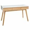 Console Sur Pieds Bois Elva Blanc Atmosphera -Ledepot Soldes Magasin console sur pieds bois elva blanc atmosphera