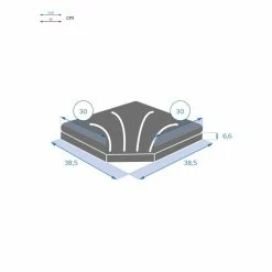 Dalle 15kg Pour Pied De Parasol En Croix Hespéride Noir -Ledepot Soldes Magasin dalle 15kg pour pied de parasol en croix hesperide noir 3