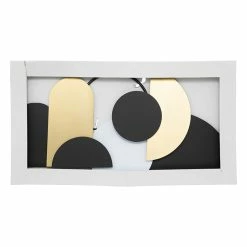 Déco Murale 70x37 Métal Juliette Noir Et Doré Atmosphera -Ledepot Soldes Magasin deco murale 70x37 metal juliette noir et dore atmosphera 2