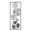 Déco Murale Métal Fleur Argent 25x61 Atmosphera -Ledepot Soldes Magasin deco murale metal fleur argent 25x61 atmosphera