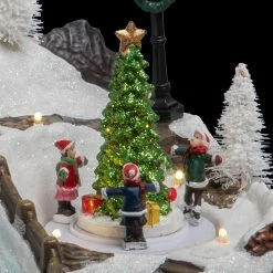 Déco Noël Chalet à La Montagne Piles Lumineux Animé 8 Déco Noël Chalet à La Montagne Piles Lumineux Animé -Ledepot Soldes Magasin deco noel chalet a la montagne piles lumineux anime 2