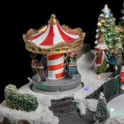 Déco Noël Grande Roue La Fête Foraine Secteur Lumineux Animé -Ledepot Soldes Magasin deco noel grande roue la fete foraine secteur lumineux anime 2