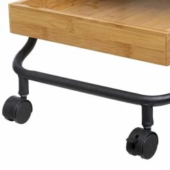 Desserte 3 Niveaux Bambou Et Métal 5Five -Ledepot Soldes Magasin desserte 3 niveaux bambou et metal 5five 2