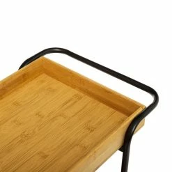 Desserte 3 Niveaux Bambou Et Métal 5Five -Ledepot Soldes Magasin desserte 3 niveaux bambou et metal 5five 3