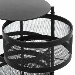 Desserte 4 Paniers Métal Noir Mayaj 5Five -Ledepot Soldes Magasin desserte 4 paniers metal noir mayaj 5five 2