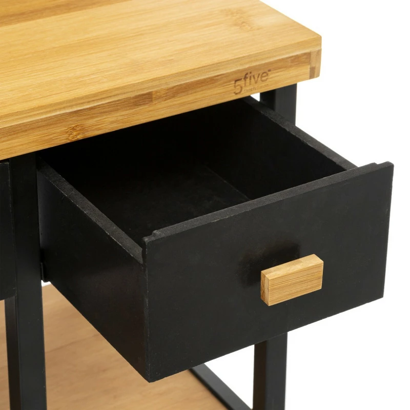 Desserte En Bambou Et Métal Nera 5five 5 Desserte En Bambou Et Métal Nera 5five – Image 3