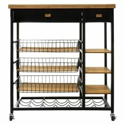 Desserte En Bambou Et Métal Nera 5five 17 Desserte En Bambou Et Métal Nera 5five -Ledepot Soldes Magasin desserte en bambou et metal nera 5five 6