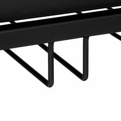 Desserte En Métal Et Verre Noir Noam 5Five -Ledepot Soldes Magasin desserte en metal et verre noir noam 5five 2