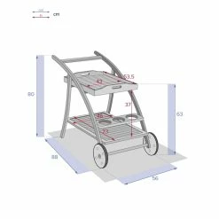 Desserte Extérieure Tiwi Acacia Hespéride -Ledepot Soldes Magasin desserte exterieur tiwi acacia hesperide 3