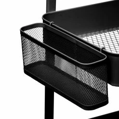 Desserte Métal Noir Roulettes 52 Cm 5five -Ledepot Soldes Magasin desserte metal noir roulettes 52 cm 5five 2