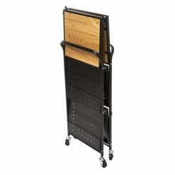 Desserte Pliable Métal Et Bois 5Five -Ledepot Soldes Magasin desserte pliable metal et bois 5five 5