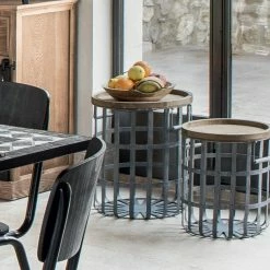 Ensemble De 2 Tables à Café Métal Facto Atmosphera 13 Ensemble De 2 Tables à Café Métal Facto Atmosphera -Ledepot Soldes Magasin ensemble de 2 tables a cafe metal facto atmosphera 5