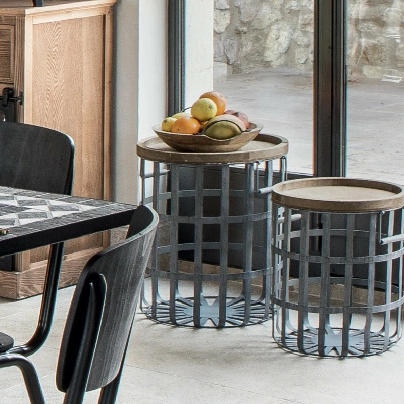 Ensemble De 2 Tables à Café Métal Facto Atmosphera 8 Ensemble De 2 Tables à Café Métal Facto Atmosphera – Image 6